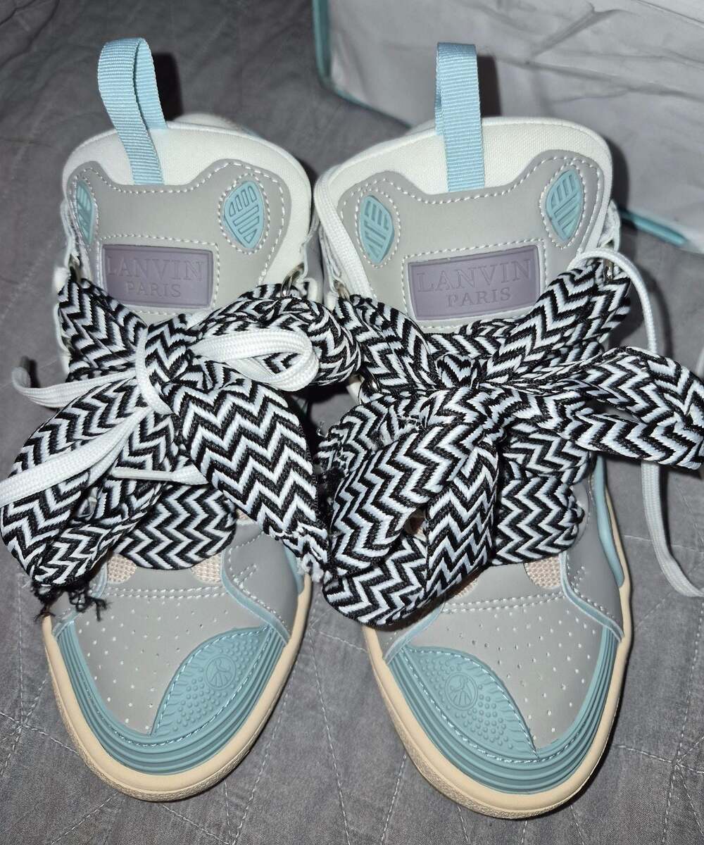 Curb Sneaker 'Light Blue' and Grey